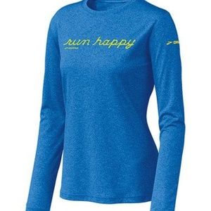 Brooks long sleeve run happy shirt